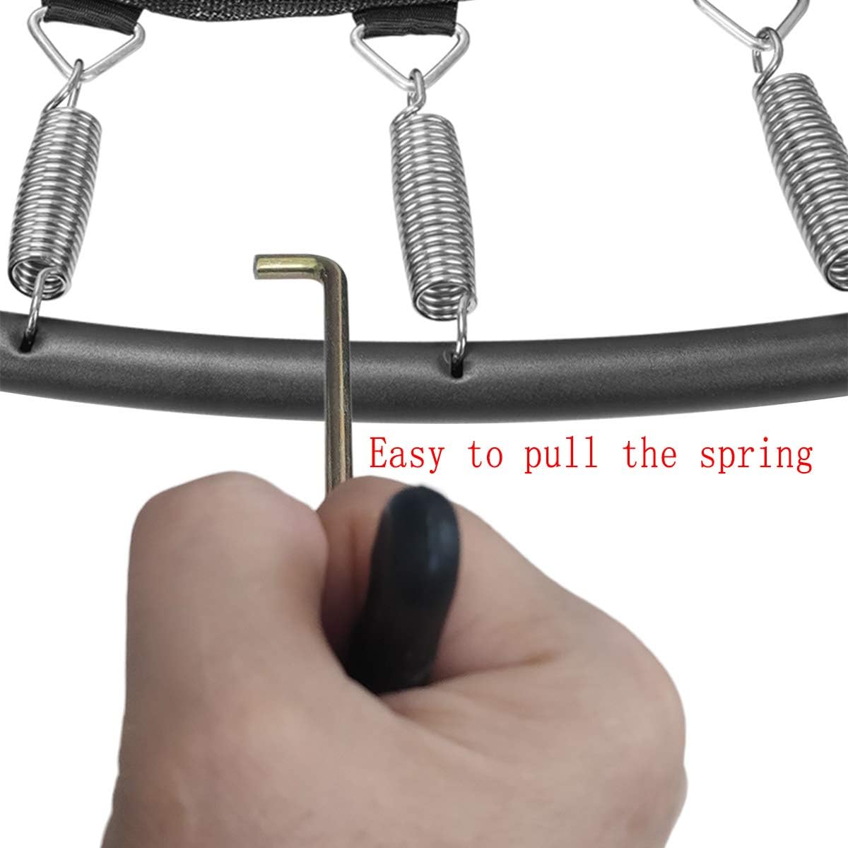Effortless Trampoline Setup with Our Durable Spring Pull Tool - The Ultimate Trampoline Hook and Puller